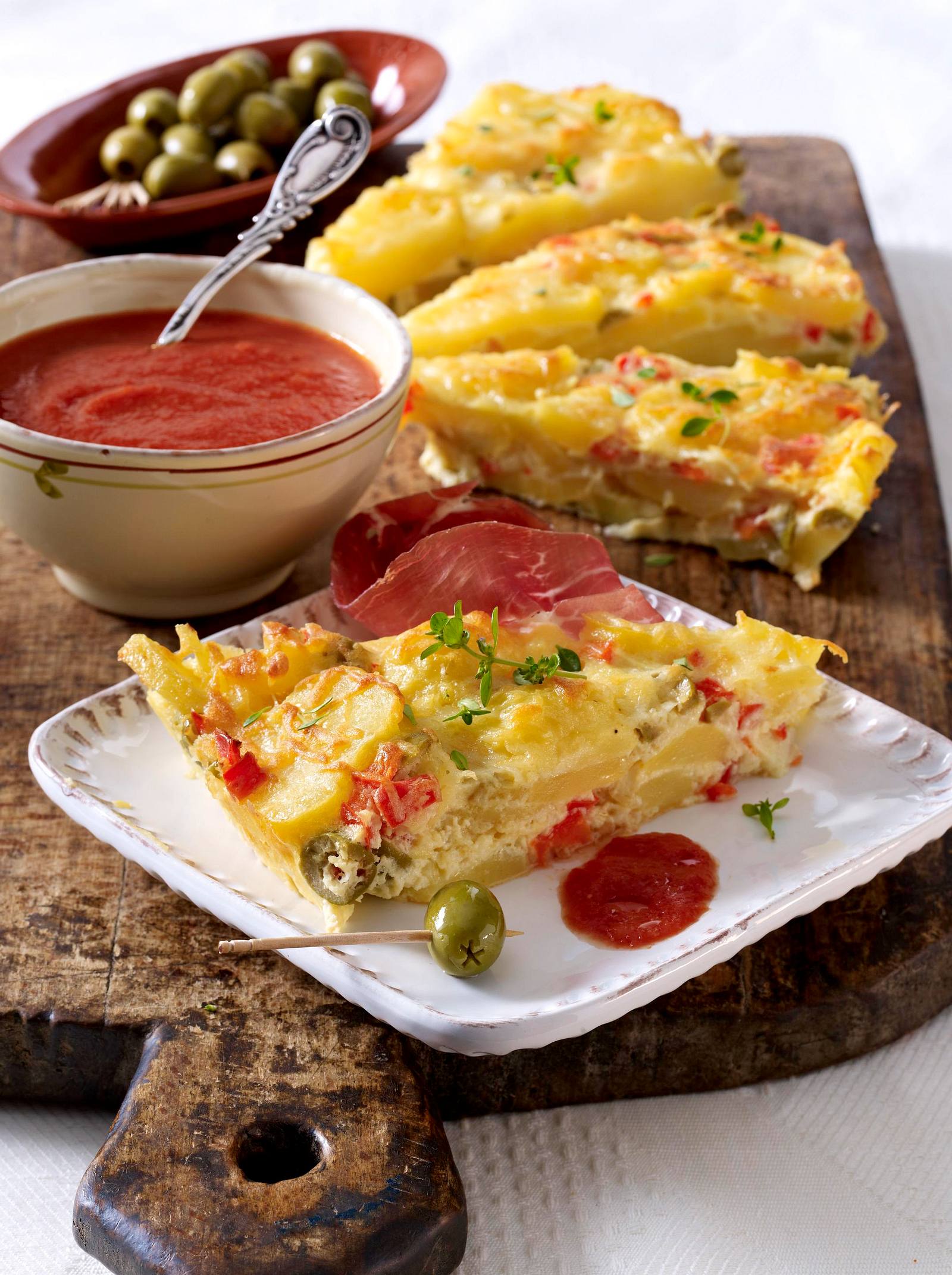 Spanisches Käse-Kartoffel-Omelett Rezept | LECKER