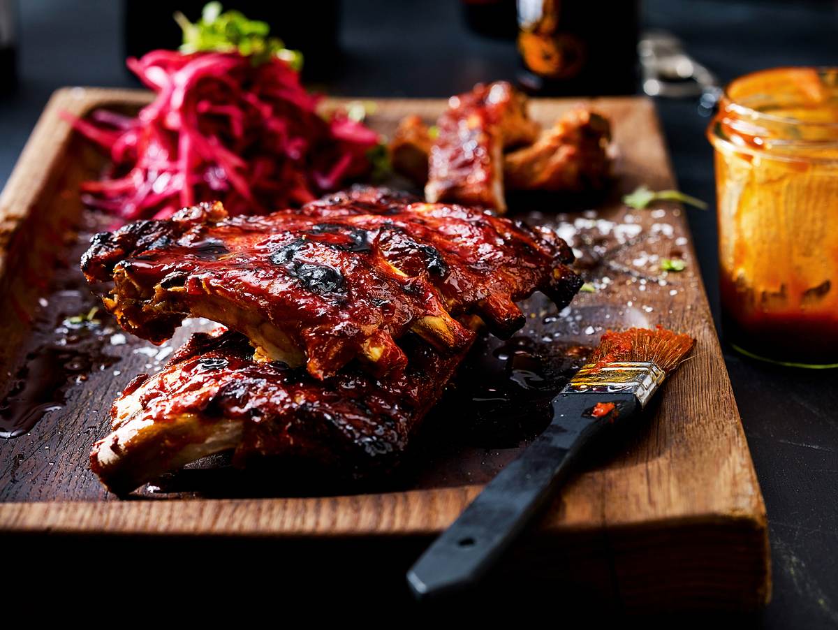 Spareribs mit Mangoketchup-Marinade Rezept