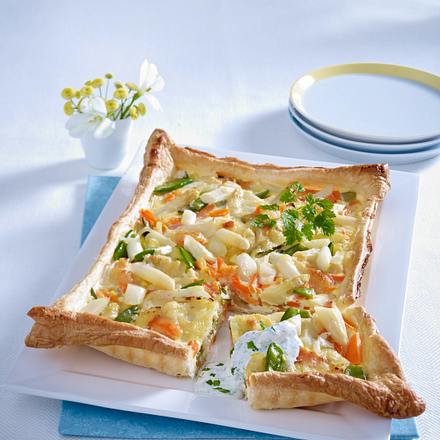 Spargel-Gemüse-Tarte Rezept Spargel-Gemüse-Tarte Rezept