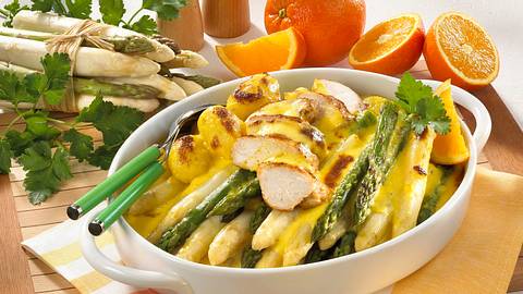 Spargel-Kartoffel-Filet-Gratin Rezept - Foto: Maass