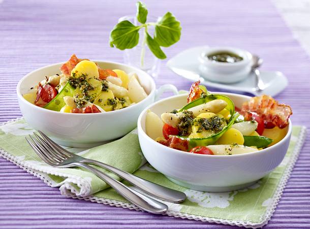 Spargel-Kartoffel-Salat mit Bacon Rezept Spargel-Kartoffel-Salat mit Bacon Rezept