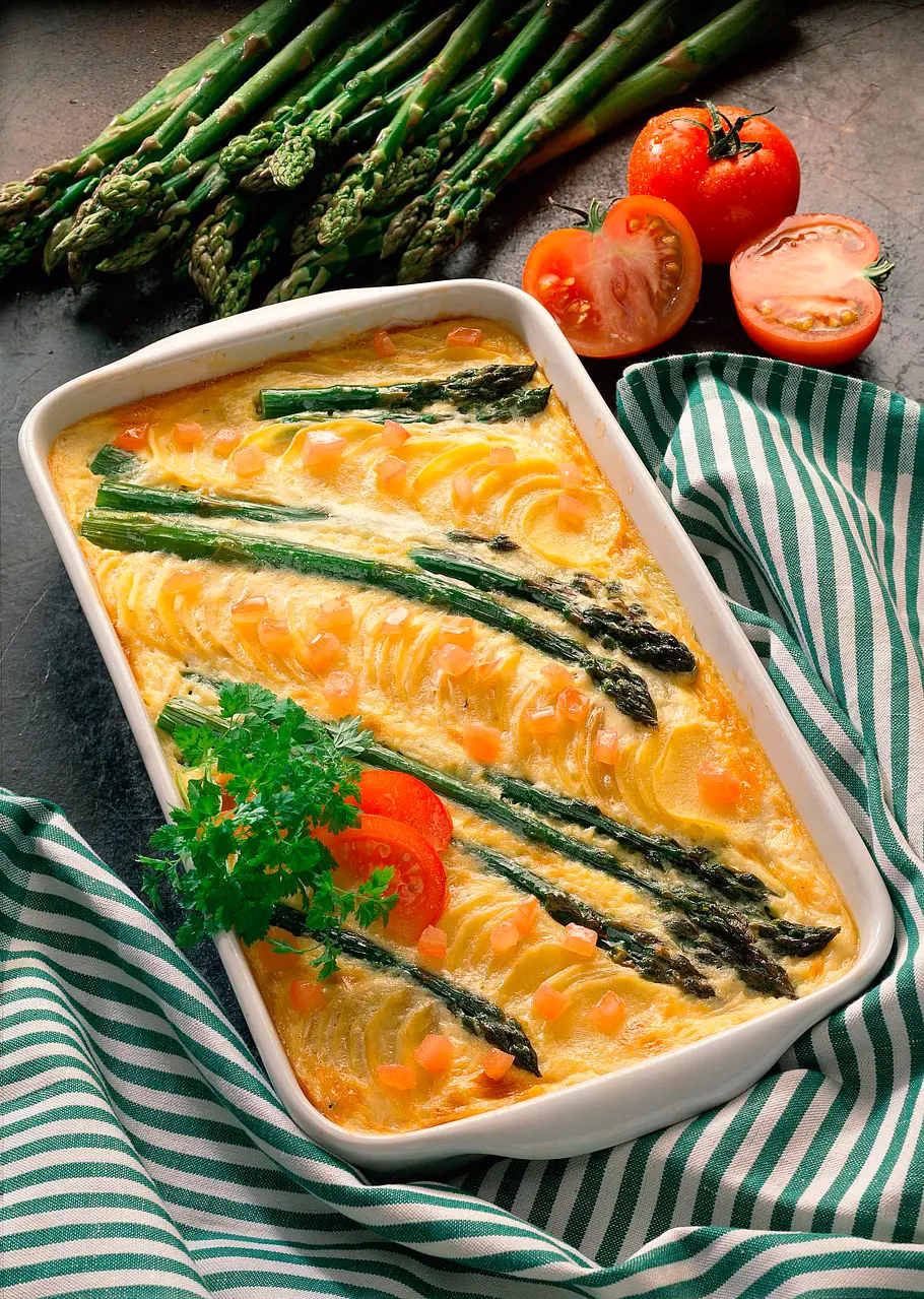 Spargel-Kartoffelgratin Rezept