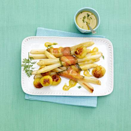 Spargel-Lachs-Röllchen Rezept Spargel-Lachs-Röllchen Rezept