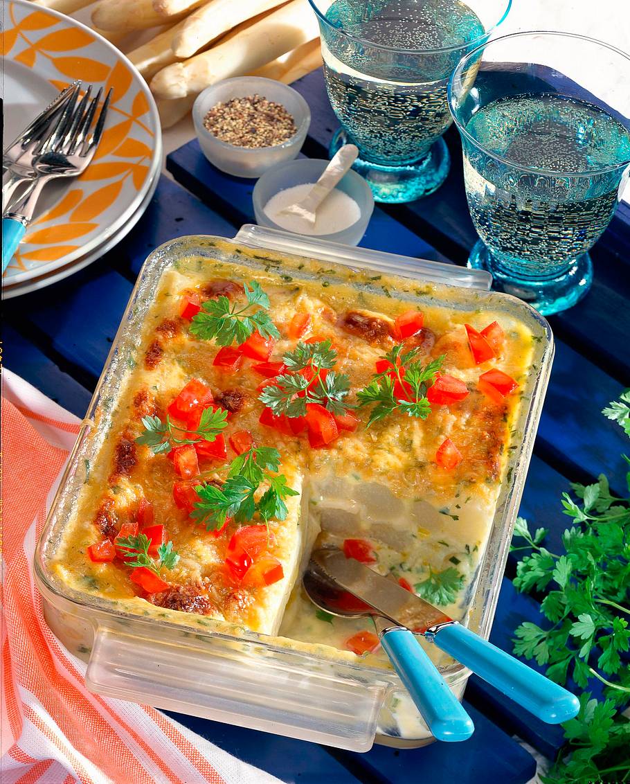 Spargel-Lasagne Rezept