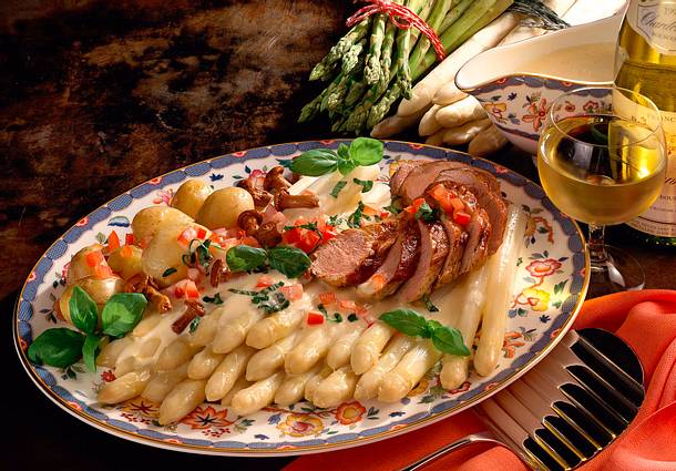 Spargel mit Lyoner Soße Rezept Spargel mit Lyoner Soße Rezept