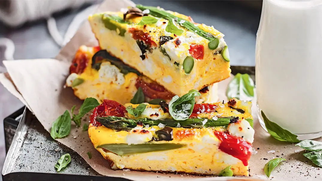 Spargel-Ricotta-Frittata Rezept - Foto: LECKER @ Bauer Media Group Spargel-Ricotta-Frittata Rezept - Foto: LECKER @ Bauer Media Group