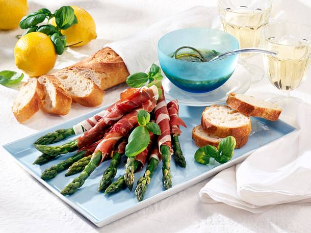 Spargel-Schinken-Vorspeise Rezept