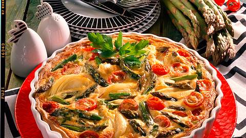Spargel-Tarte Rezept - Foto: Neckermann