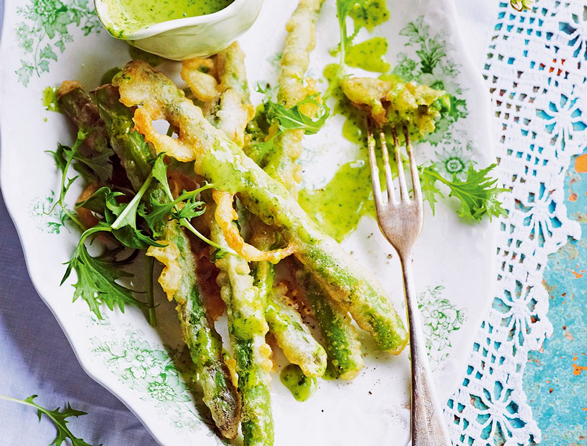 Spargel-Tempura Rezept