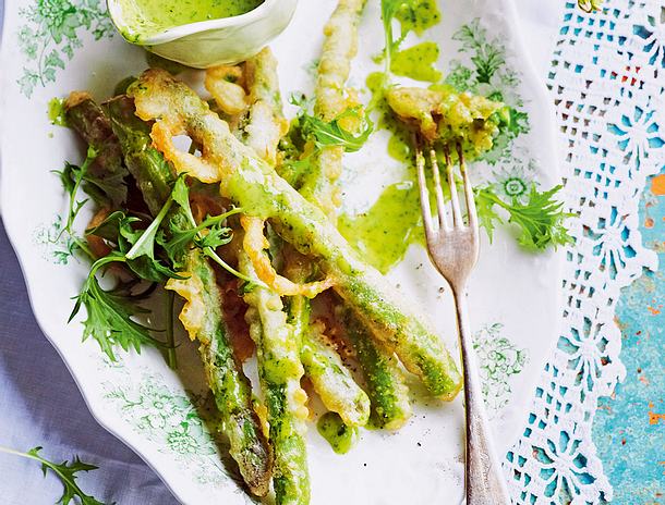 Spargel-Tempura Rezept Spargel-Tempura Rezept