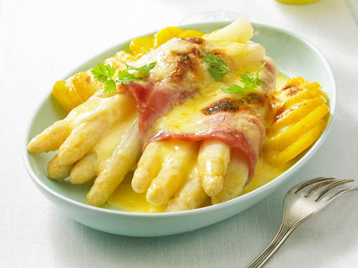 Spargel überbacken  Rezept