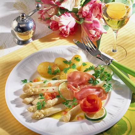 Spargel & Schinken Rezept
