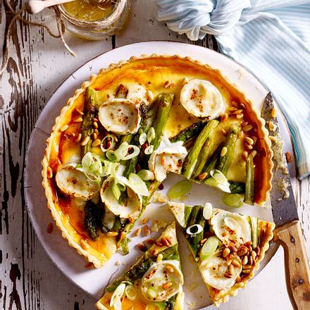 Spargel-Zigenkäse-Tarte Rezept