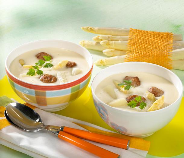 Spargelcremesuppe Rezept Spargelcremesuppe Rezept