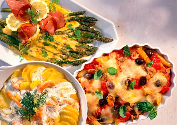 Spargelgratin mit Schinken Rezept Spargelgratin mit Schinken Rezept