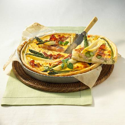 Spargelquiche mit Katenschinken Rezept Spargelquiche mit Katenschinken Rezept