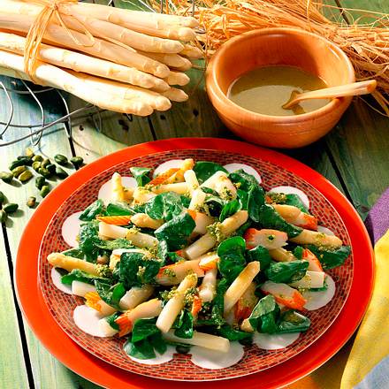 Spargelsalat mit Crab meat Rezept Spargelsalat mit Crab meat Rezept