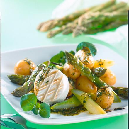 Spargelsalat mit Käsetalern Rezept Spargelsalat mit Käsetalern Rezept