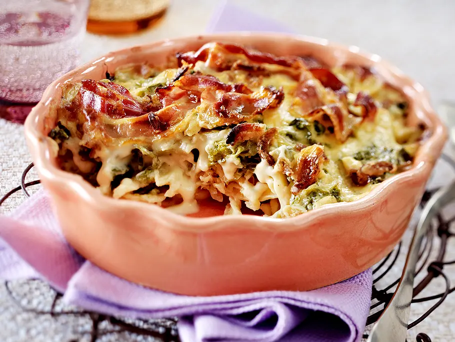 Spätzle-Wirsing-Gratin Rezept Spätzle-Wirsing-Gratin Rezept