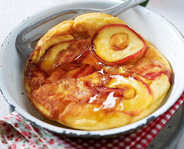 Speckige Apfel-Pfannkuchen Rezept