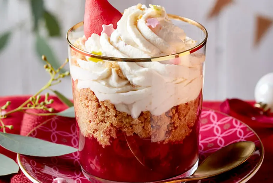 Spekulatius-Schichtdessert mit Kirschen Rezept