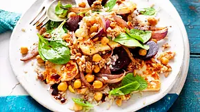 Spicy Rote Bete mit gebratenem Halloumi Rezept - Foto: LECKER @ Bauer Media Group