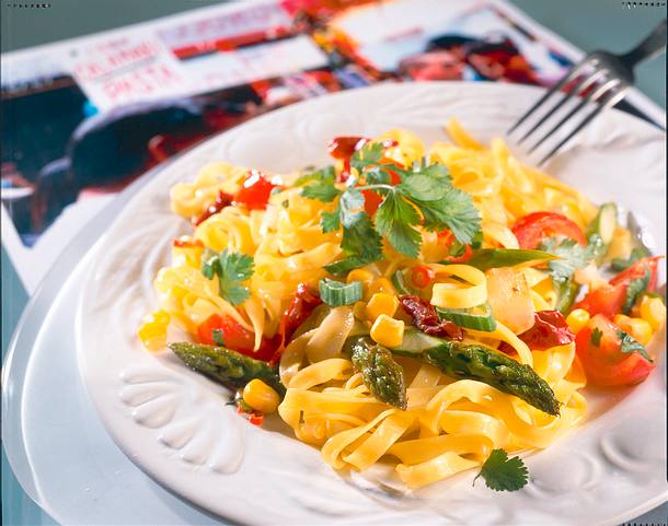 Spicy Tagliatelle Rezept Spicy Tagliatelle Rezept