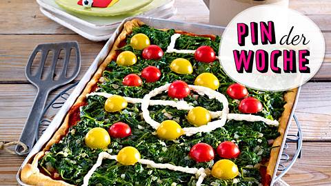 Spielfeld-Pizza