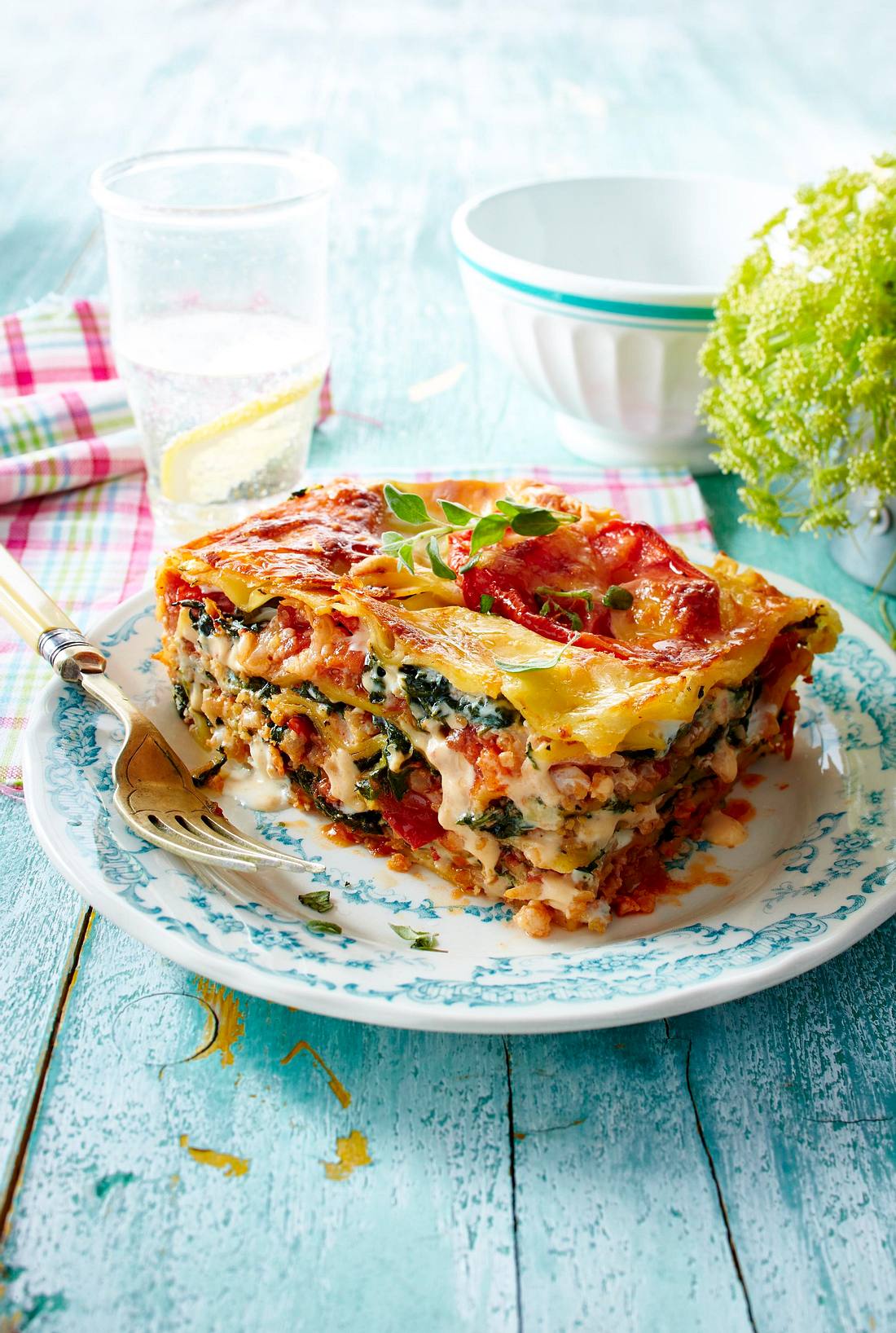 Spinat-Blumenkohl-Lasagne | Lecker