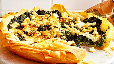 Spinat-Feta-Quiche Rezept - Foto: LECKER @ Bauer Media Group