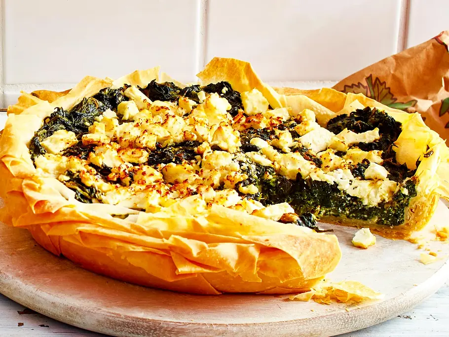 Spinat-Feta-Quiche Rezept Spinat-Feta-Quiche Rezept