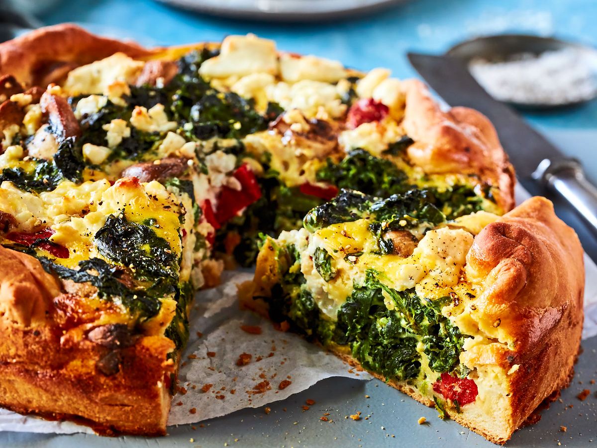 Spinat-Feta-Quiche „Enjoy your Greens“ Rezept