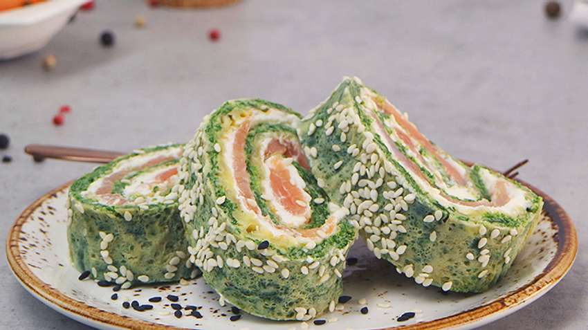 Spinat-Lachs-Rolle - Foto: ShowHeroes
