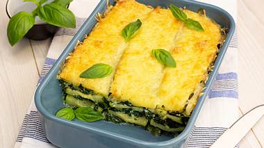 Spinat-Ricotta-Lasagne (Low Carb) Rezept - Foto: Show Heroes