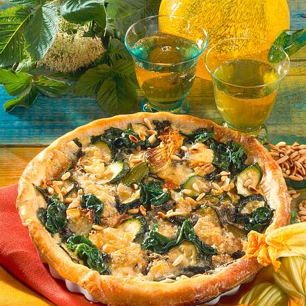 Spinat-Zucchini-Tarte Rezept Spinat-Zucchini-Tarte Rezept