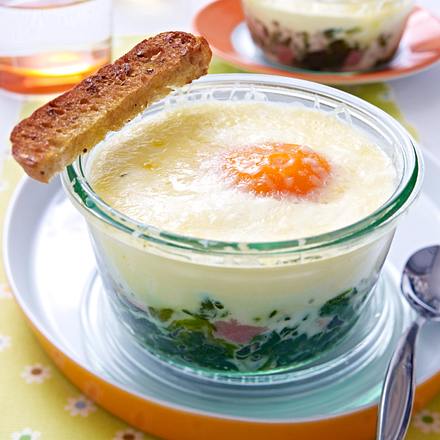 Spinatschmortöpfchen Rezept Spinatschmortöpfchen Rezept