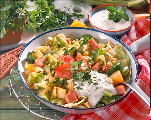 Spitzkohl-Pfanne Rezept Spitzkohl-Pfanne Rezept