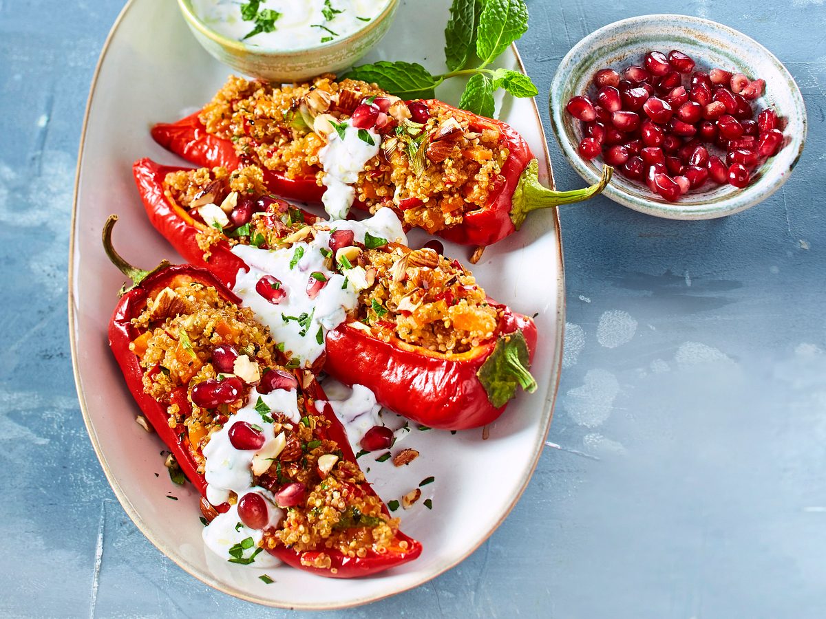 Spitzpaprika mit Quinoa-Füllung Rezept