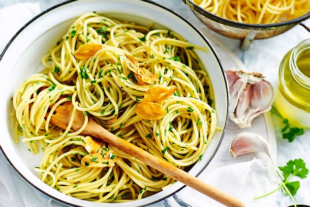 Spontane Spaghetti Aglio e olio Rezept