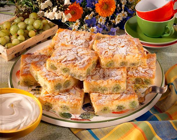 Stachelbeer-Blechkuchen Rezept Stachelbeer-Blechkuchen Rezept