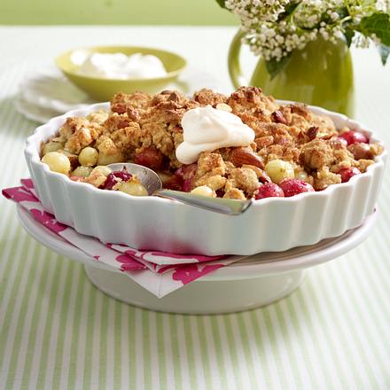 Stachelbeer-Crumble Rezept
