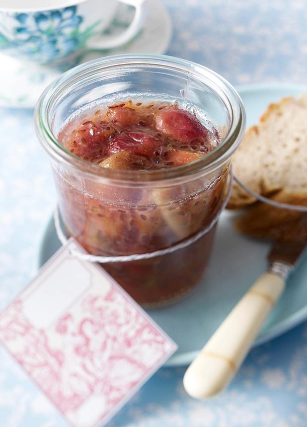 Stachelbeer-Grüntee Konfitüre Rezept | LECKER