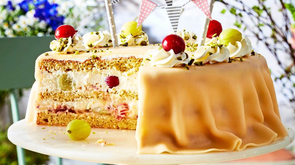 Stachelbeer-Marzipan-Torte Rezept - Foto: House of Food / Bauer Food Experts KG