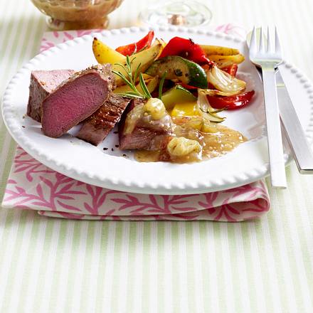 Stachelbeer-Relish zu Lamm und Gemüse Rezept