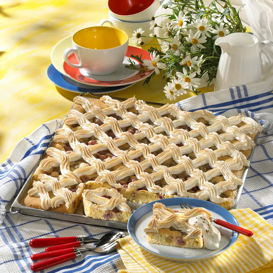 Stachelbeerkuchen mit Baiser Rezept Stachelbeerkuchen mit Baiser Rezept