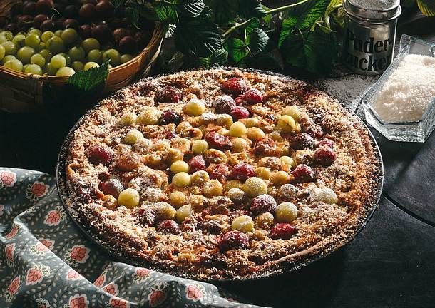 Stachelbeerschmand-Wähe Rezept Stachelbeerschmand-Wähe Rezept