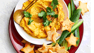 Star Bites mit Möhren-Hummus Rezept - Foto: Are Media Syndication 