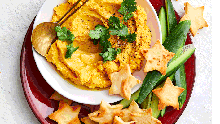 Star Bites mit Möhren-Hummus Rezept - Foto: Are Media Syndication 