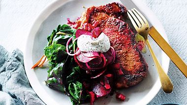 Steak mit Rote-Bete-Pickles Rezept - Foto: House of Food / Bauer Food Experts KG