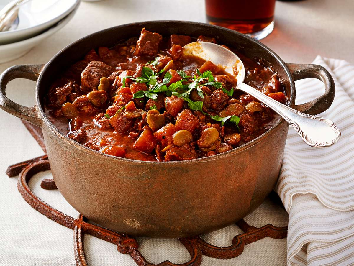 Steckrüben-Eintopf mit karamellisiertem Schweinenacken Rezept